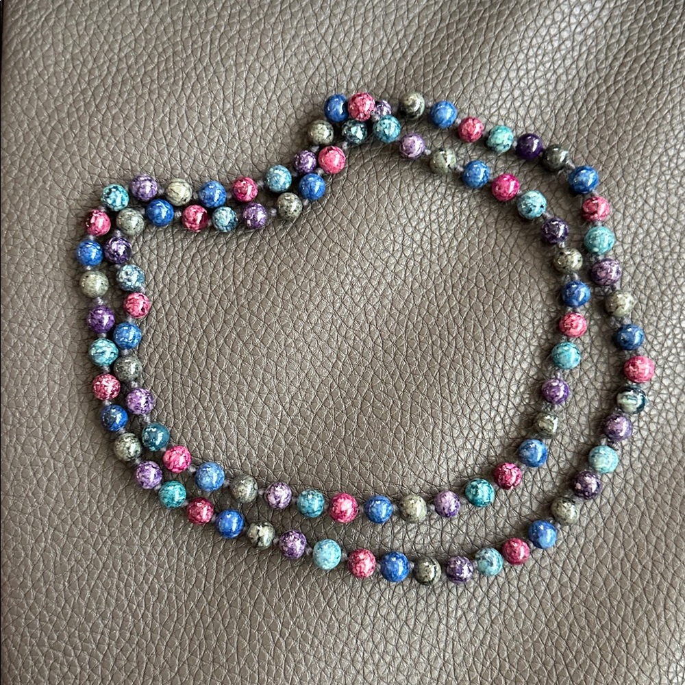 Vintage Semi Precious Stones Necklace
